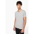 Camiseta cuello de pico Color jaspeado