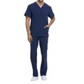Camiseta cuello pico hombre poliéster Navy XL