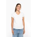 Camiseta cuello de pico mujer