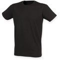 Camiseta cuello redondo hombre Black XXL