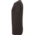 Camiseta cuello redondo manga corta Charcoal Black Triblend L
