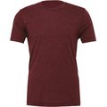 Camiseta cuello redondo manga corta Maroon Triblend S