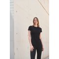 Camiseta cuello redondo mujer algodón