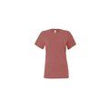 Camiseta cuello redondo mujer holgada Heather Mauve M