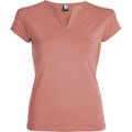 Camiseta CON cuello en V NARANJA CLAY L