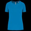 Camiseta deporte corte recto Aqua Blue XXL