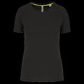 Camiseta deporte corte recto Black Xxl