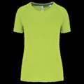 Camiseta deporte corte recto Lime XXL