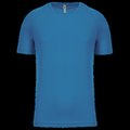 Camiseta de deporte hombre poliéster Aqua Blue XL
