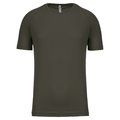 Camiseta de deporte hombre poliéster Dark Khaki 3XL