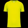 Camiseta de deporte hombre poliéster Fluorescent Yellow S
