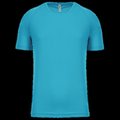 Camiseta de deporte hombre poliéster Light Turquoise XS