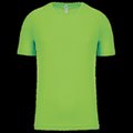 Camiseta de deporte hombre poliéster Lime M