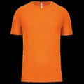 Camiseta de deporte hombre poliéster Orange S