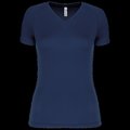 Camiseta de deporte mujer cuello de pico Sporty Navy L