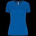 Camiseta de deporte mujer cuello de pico Sporty Royal Blue L