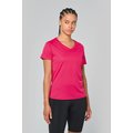 Camiseta de deporte mujer cuello de pico