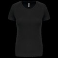 Camiseta de deporte mujer poliéster Black XS