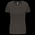 Camiseta de deporte mujer poliéster DARK GREY XL
