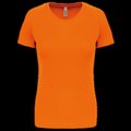 Camiseta de deporte mujer poliéster Fluorescent Orange S