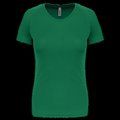 Camiseta de deporte mujer poliéster Kelly Green S