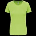Camiseta de deporte mujer poliéster Lime Xl