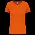 Camiseta de deporte mujer poliéster Orange S