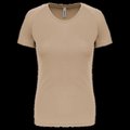 Camiseta de deporte mujer poliéster Sand L
