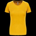 Camiseta de deporte mujer poliéster True Yellow XL