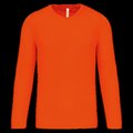Camiseta de deporte secado rápido manga larga Fluorescent Orange XS