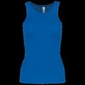 Camiseta de deporte tirantes para chica Aqua Blue M