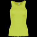 Camiseta de deporte tirantes para chica Lime S