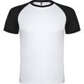 Camiseta Deportiva Bicolor Blanco/Negro L