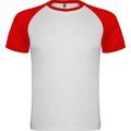 Camiseta Deportiva Bicolor Blanco/rojo 4