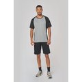 Camiseta deportiva bicolor manga corta