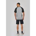 Camiseta deportiva bicolor manga corta