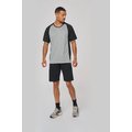 Camiseta deportiva bicolor manga corta