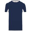 Camiseta deportiva bicolor unisex Sporty Navy / White 3XL