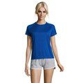 Camiseta Deportiva Mujer 140g Azul Royal Xl