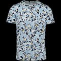Camiseta diseño tropical hombre Ivory Floral Blue L