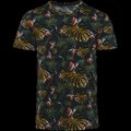Camiseta diseño tropical hombre Navy Paradise Bird XL
