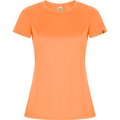 Camiseta ECO Manga Corta Mujer Control Dry NARANJA FLUOR S