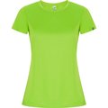 Camiseta ECO Manga Corta Mujer Control Dry Verde Fluor S