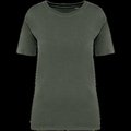 Camiseta efecto lavado de mujer Washed Organic Khaki Xl