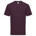 Camiseta Efecto piel de melocotón Burgundy S