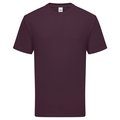 Camiseta Efecto piel de melocotón Burgundy Xl