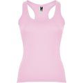Camiseta entallada estilo nadadora Rosa Claro S