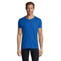 Camiseta Entallada Hombre Algodón Azul Royal L