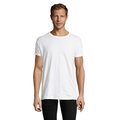 Camiseta Entallada Hombre Algodón Blanco L