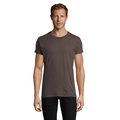Camiseta Entallada Hombre Algodón Gris Oscuro L